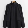 Packable Shirt in Black