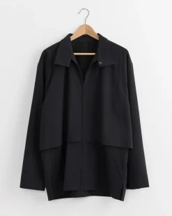 Packable Shirt in Black