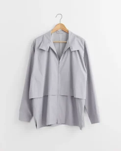 Packable Shirt in Grey