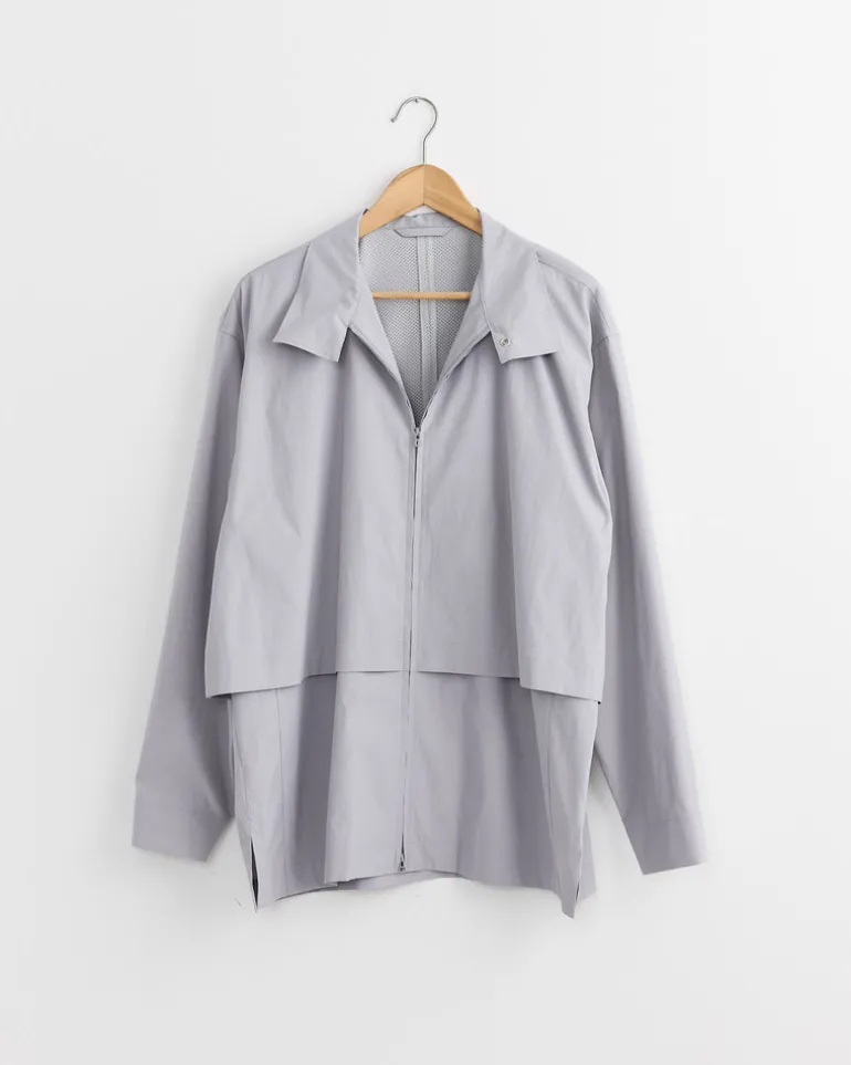Packable Shirt in Grey