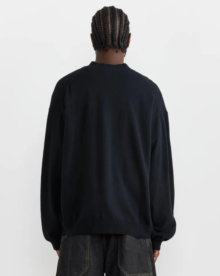 Parr Cardigan in Darkest Navy