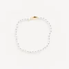 Pearl Brujeria Blue Silk Anklet
