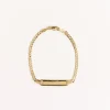 Personalized Cuban Bracelet in 14k Yellow Gold