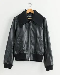 Pharos Bomber in Malleable Black