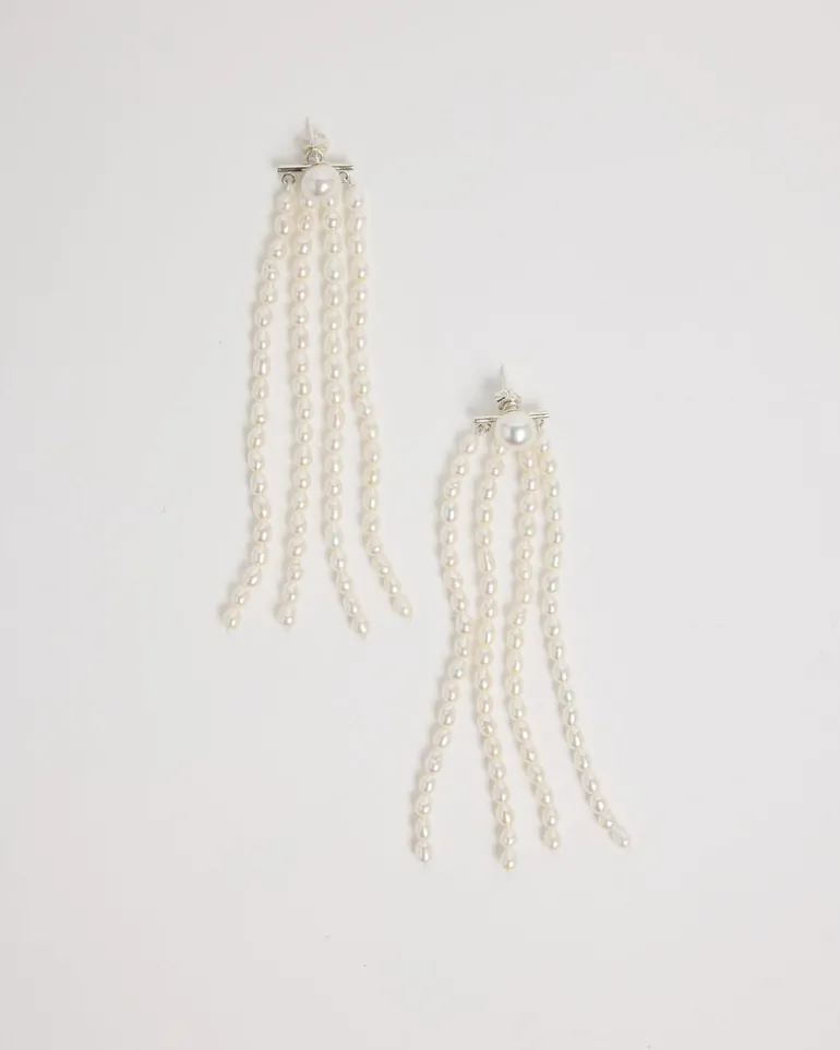 Phila Earrings in Silver