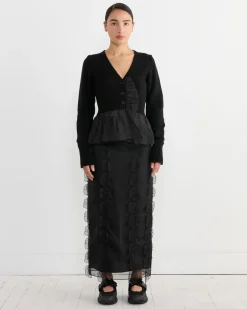 Phlox Cardigan in Black