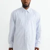 Pinstriped Button-Up Shirt in Desa