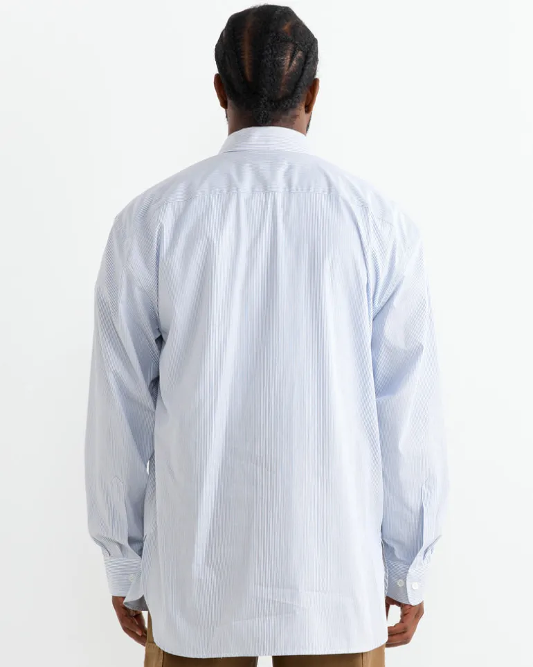 Pinstriped Button-Up Shirt in Desa