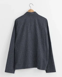 Pj Overshirt in Blue/White