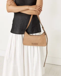 Platt Mini Shoulder Bag in Dark Beige