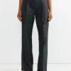 Pleated Pant in Black