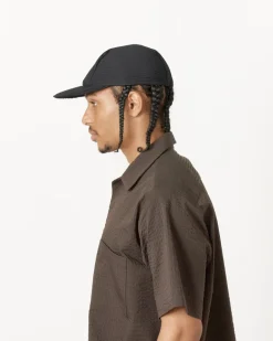 Pleats Cap in Black