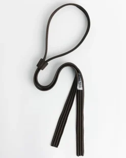 Pleats Tie in Mud Brown