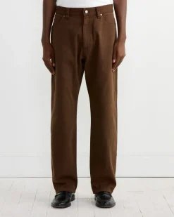 Ply Jean in Cotton Twill Cacao