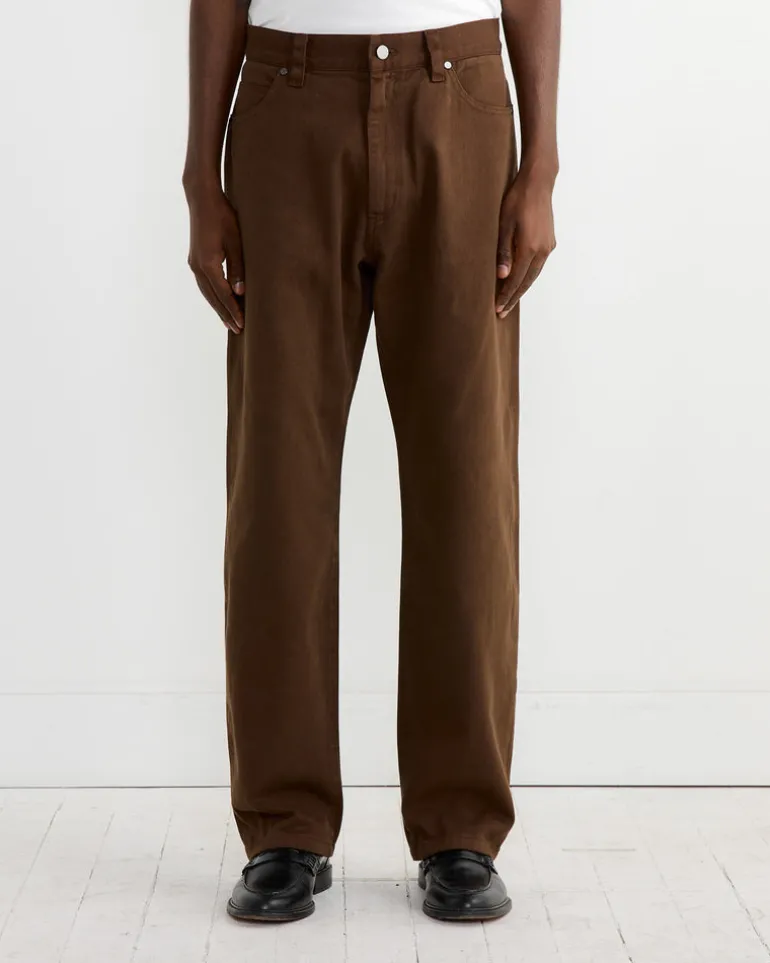 Ply Jean in Cotton Twill Cacao