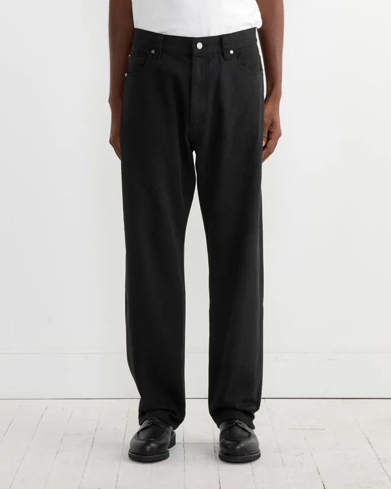 Ply Jean in Cotton Twill Black