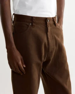 Ply Jean in Cotton Twill Cacao