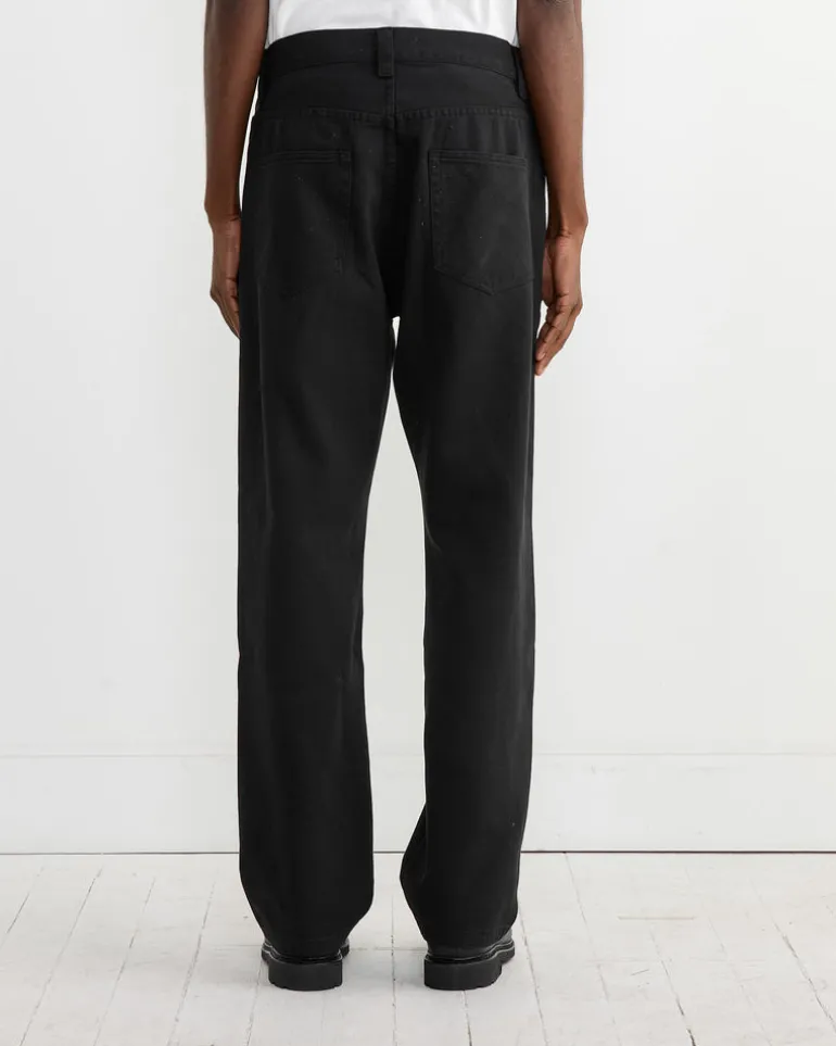 Ply Jean in Cotton Twill Black