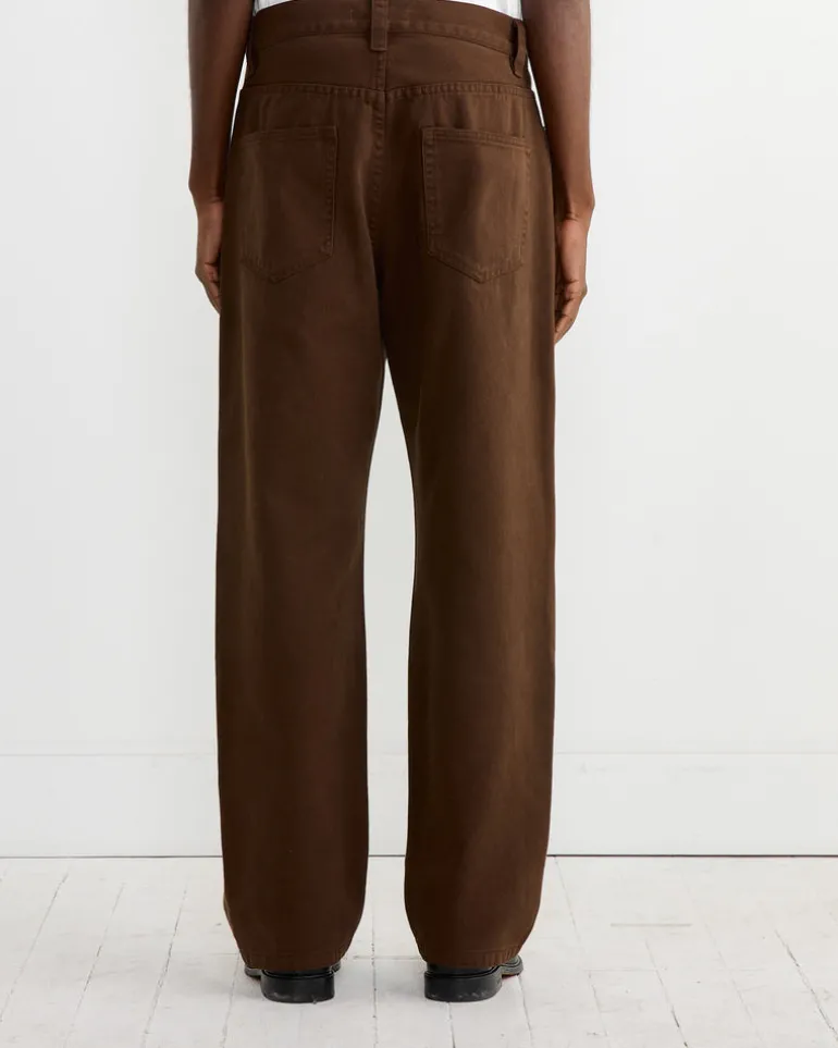 Ply Jean in Cotton Twill Cacao