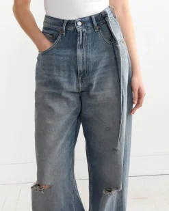 5 Pockets Jeans in Blue