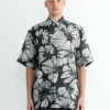 Printed Shirt in Green