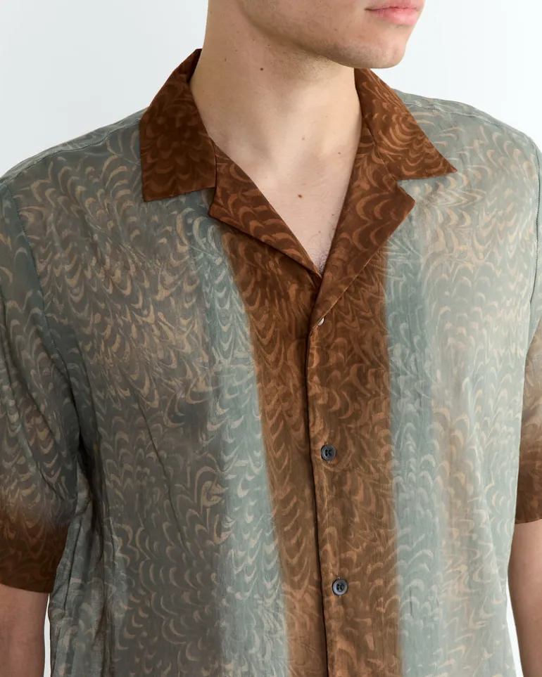 Printed Shirt in Mint