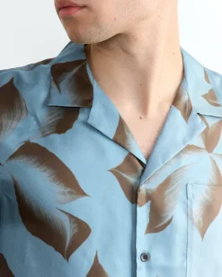 Printed Shirt in Steel
