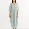 Pump Dress in Moss Green
