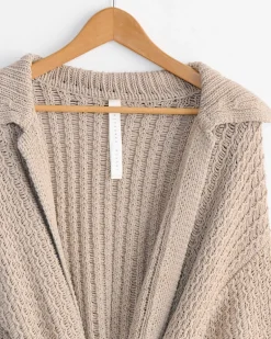 Rack Cardigan in Sisal