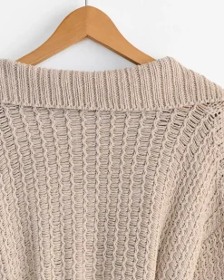Rack Cardigan in Sisal