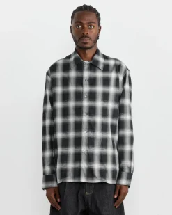 Ray Shirt in Black/Ecru