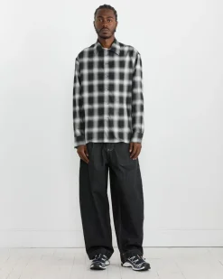 Ray Shirt in Black/Ecru