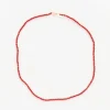 Red Bamboo Coral Necklace