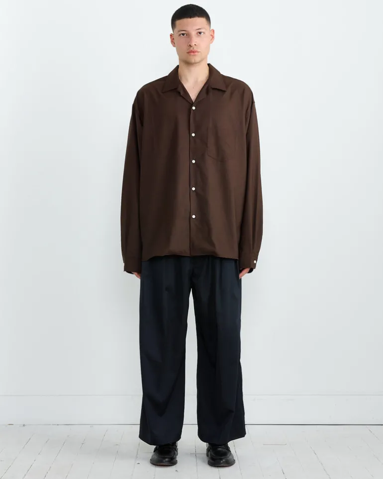 Re-Engineered Overshirt in Brown