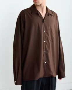 Re-Engineered Overshirt in Brown