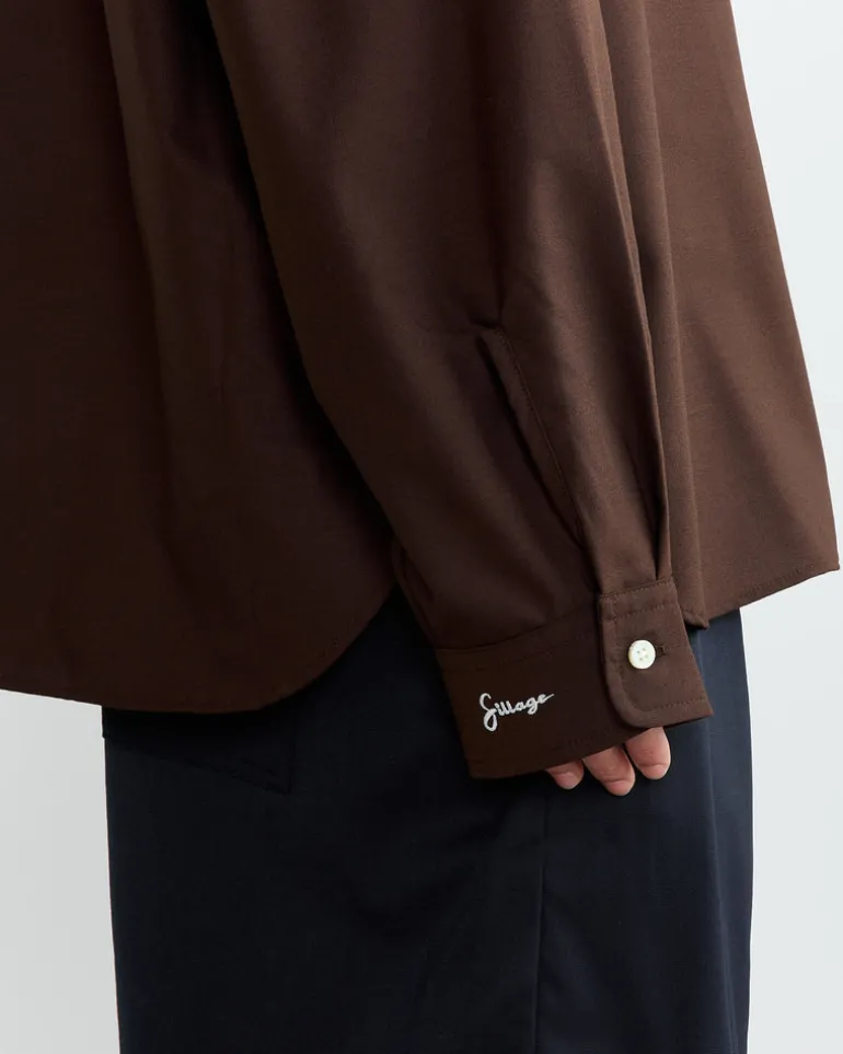 Re-Engineered Overshirt in Brown