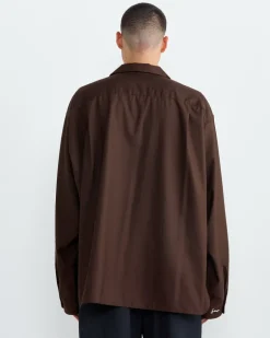 Re-Engineered Overshirt in Brown