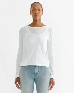 Rei Long Sleeve T-Shirt in White