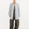 Relaxed Shirt in Snowy Blue Grey