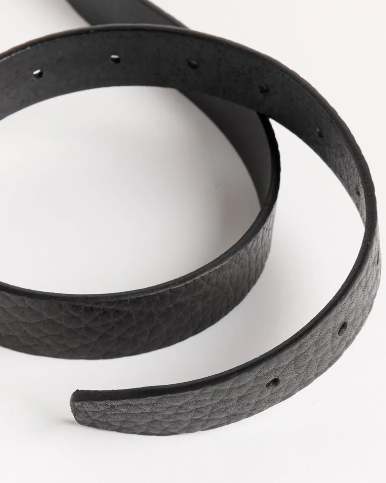 Reversed 25 Belt in Black