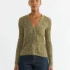 Ribbed Cardigan in Pink