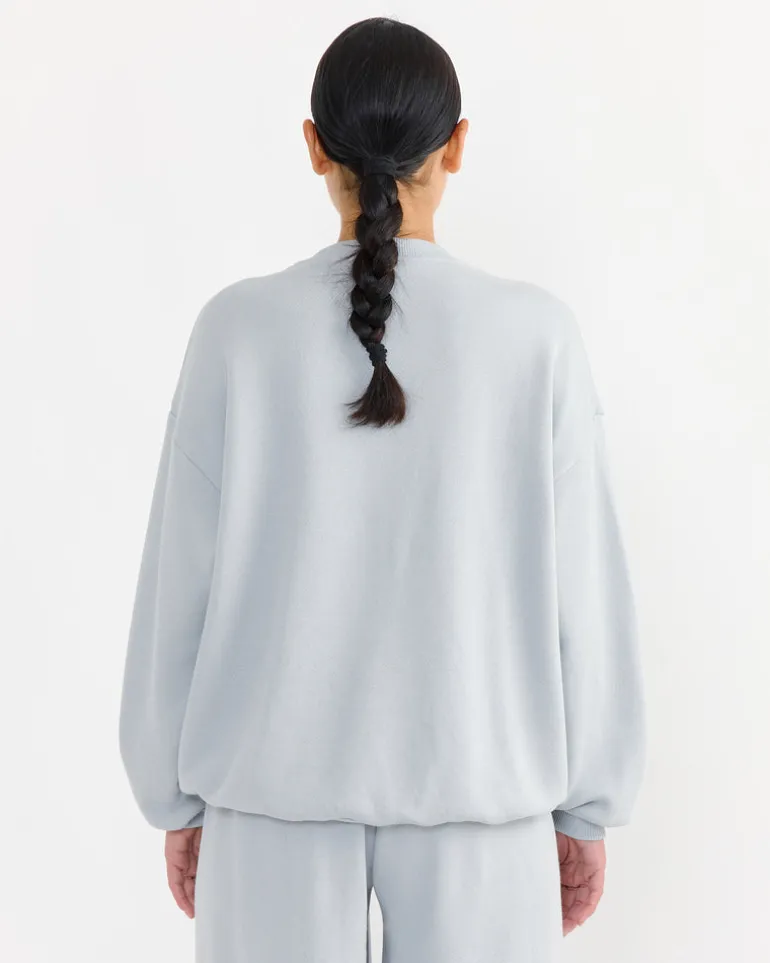 Rim Sweatshirt in Whitestone Blue