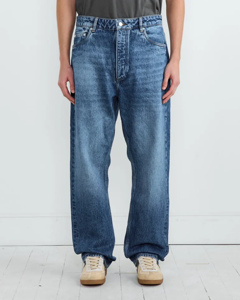 Riso Pant in Worn Wash Indigo