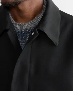 Rohe Jacket in Wool Twill Black