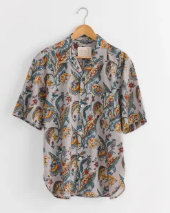 Ronen Shirt in Block Print