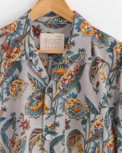 Ronen Shirt in Block Print