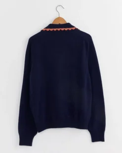 Rookie Polo Knit in Navy