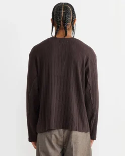 Round Neck Sweater in Brown
