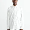 Routine Shirt in Organic Poplin White