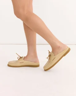 Saler Mule Nautic in Oat/Beige